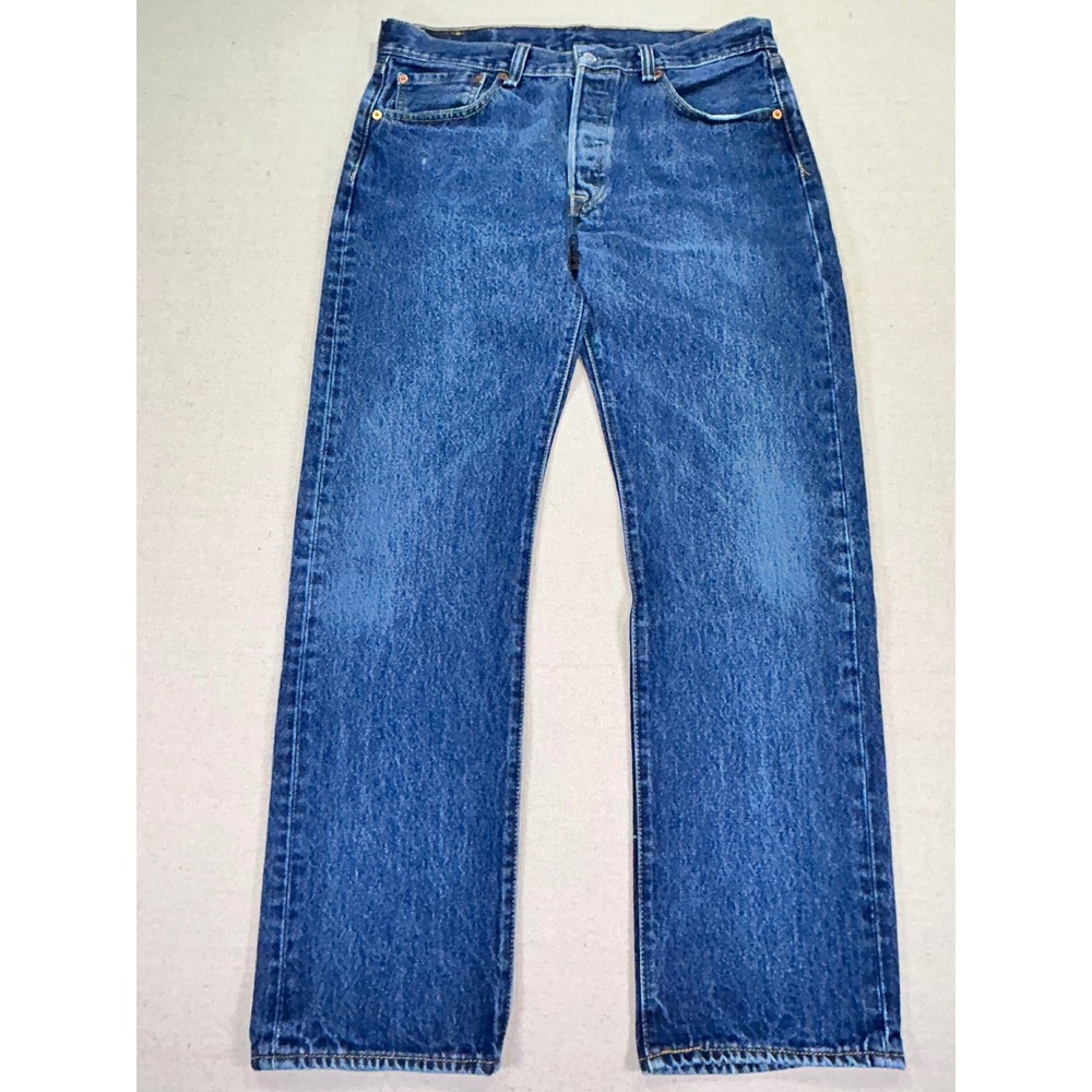 Levi's 501 Men's 32 Denim Jeans Straight Leg Button Fly